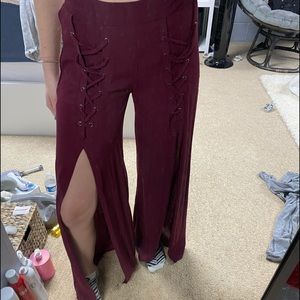 Maroon pants